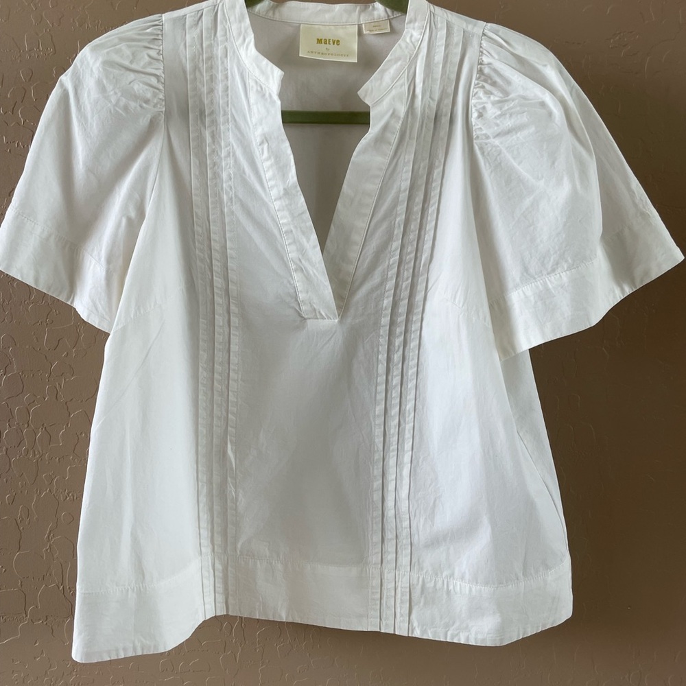 Maeve White Women's Top